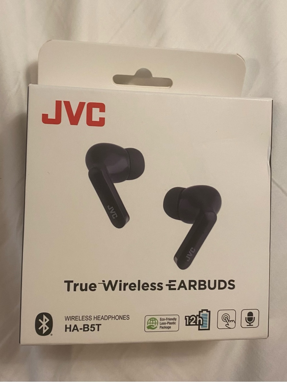 JVC HA-B5T True Wireless Bluetooth Earbuds Black Touch Control New